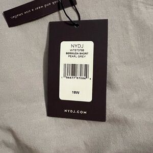 NYDJ Pearl Grey Bermuda Shorts
